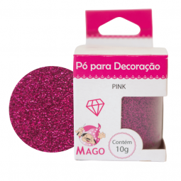 PO P/ DECORACAO PINK 10GR