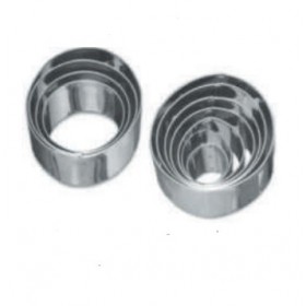 Jogo Cortador em Inox Oval...