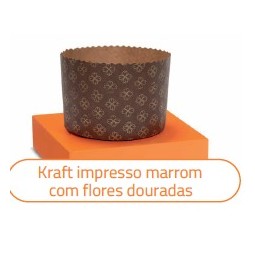 FORMA PANET. MARROM/OURO...