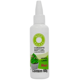 CORANTE SOFT GEL VERDE...