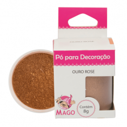 PO P/ DECORACAO OURO ROSE 8GR