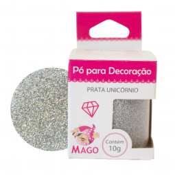 PO P/ DECORACAO PRATA...