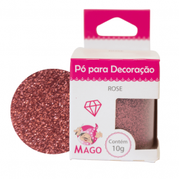 PO P/ DECORACAO ROSE 10GR
